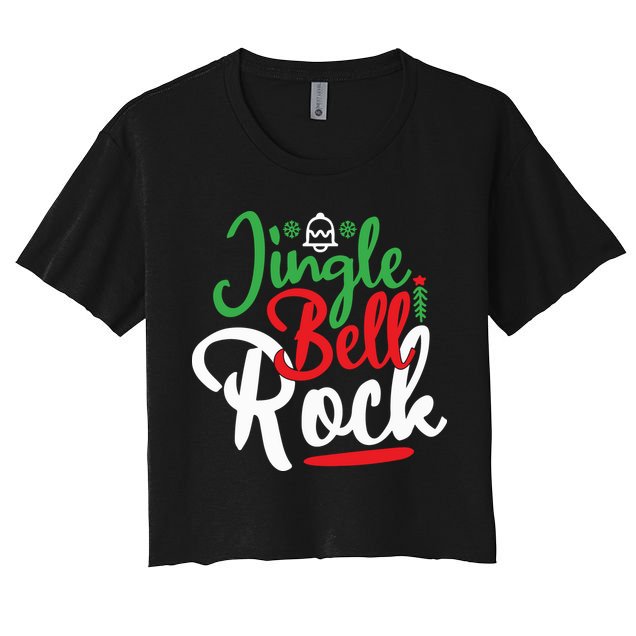 Jingle Bell Rock Christmas Crop Top