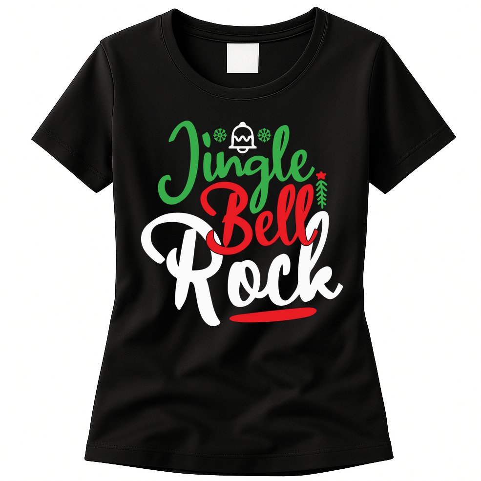 Jingle Bell Rock Christmas Womens T-Shirt