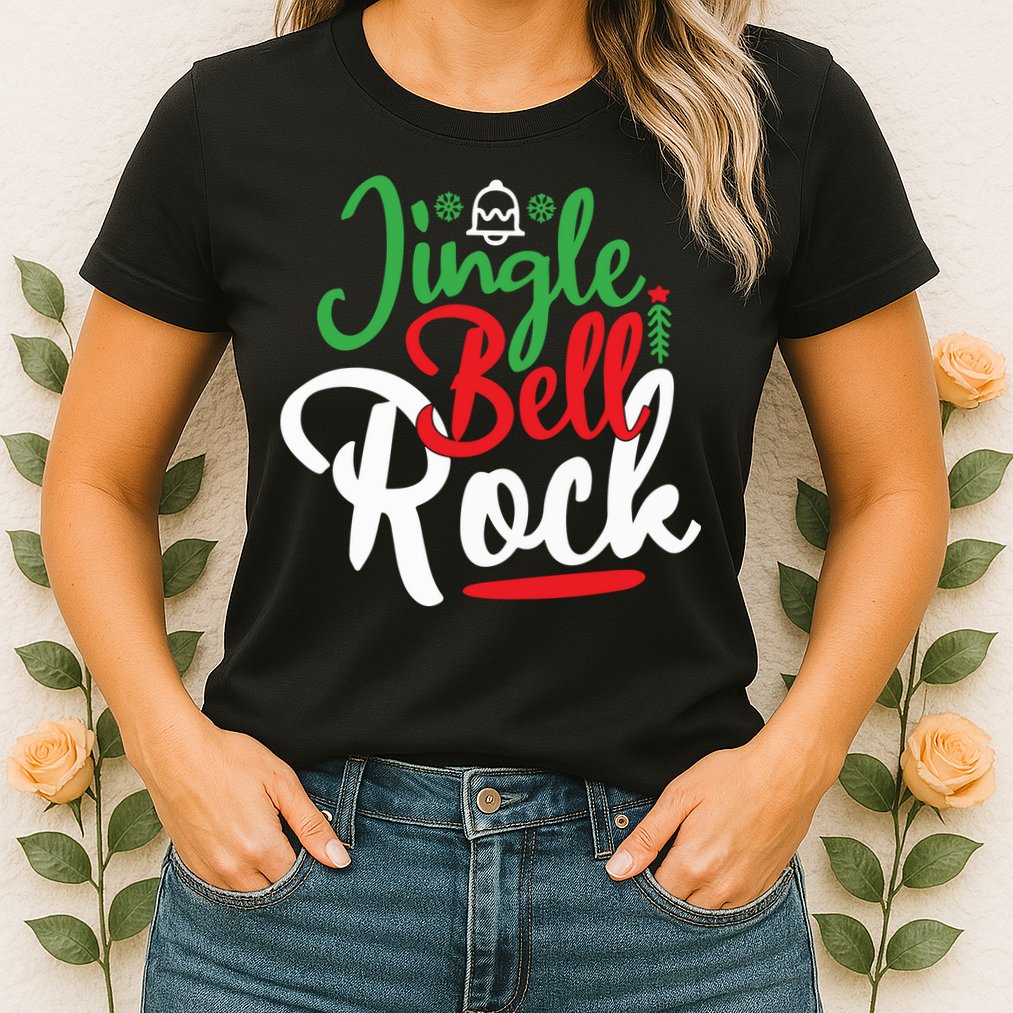 Jingle Bell Rock Christmas Womens T-Shirt