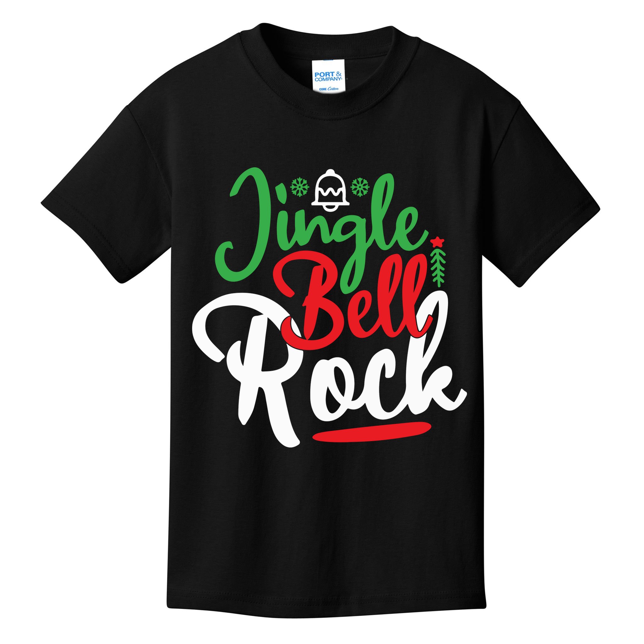 Jingle Bell Rock Christmas Kids T-Shirt