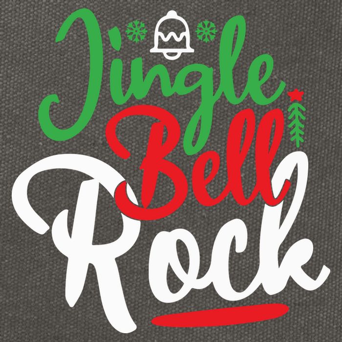 Jingle Bell Rock Christmas Cotton Canvas Backpack