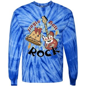 Jingle Bell Rock Hippie Christmas Christmas Vibes Gift Tie-Dye Long Sleeve Shirt