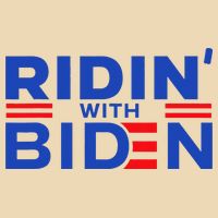 Joe Biden Ridin With Biden Riding With Biden Drawstring Bag