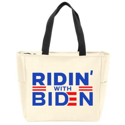 Joe Biden Ridin With Biden Riding With Biden Zip Tote Bag
