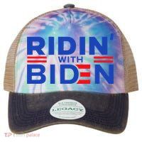 Joe Biden Ridin With Biden Riding With Biden Legacy Tie Dye Trucker Hat