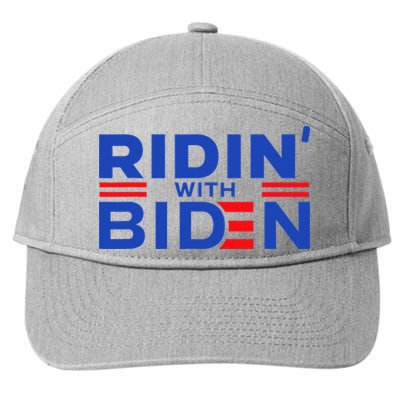 Joe Biden Ridin With Biden Riding With Biden 7-Panel Snapback Hat