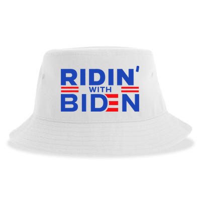 Joe Biden Ridin With Biden Riding With Biden Sustainable Bucket Hat