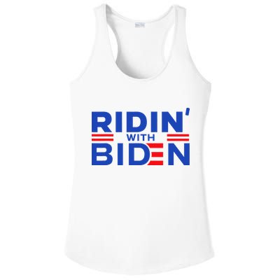 Joe Biden Ridin With Biden Riding With Biden Ladies PosiCharge Competitor Racerback Tank