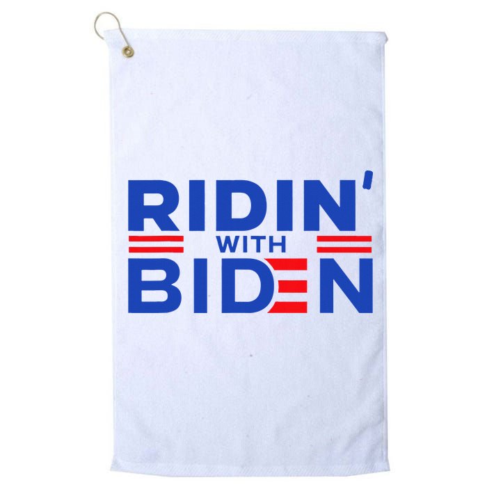 Joe Biden Ridin With Biden Riding With Biden Golf Towel