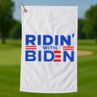 Joe Biden Ridin With Biden Riding With Biden Golf Towel