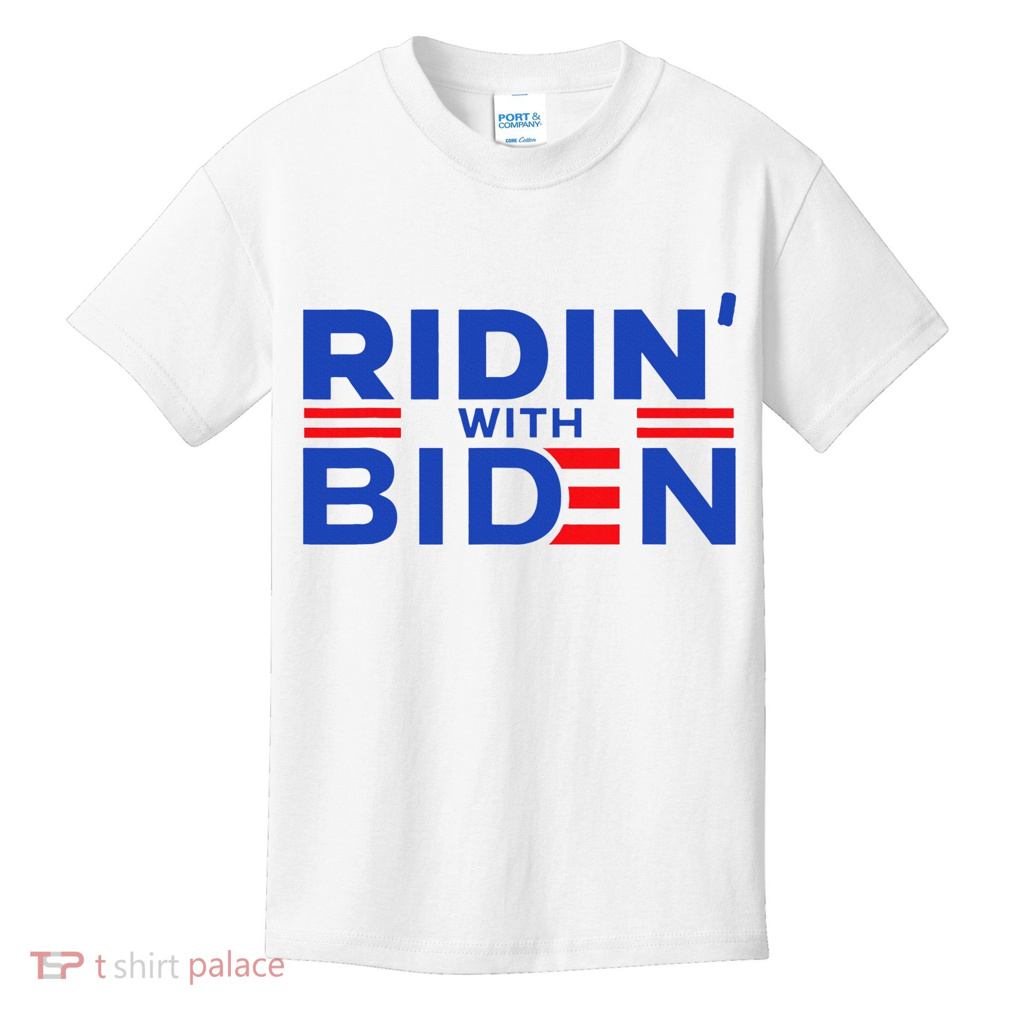 Joe Biden Ridin With Biden Riding With Biden Kids T-Shirt