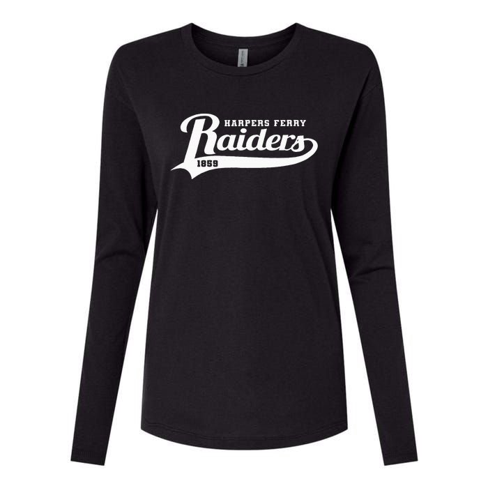 John Brown Raid Harpers Ferry Womens Cotton Relaxed Long Sleeve T-Shirt