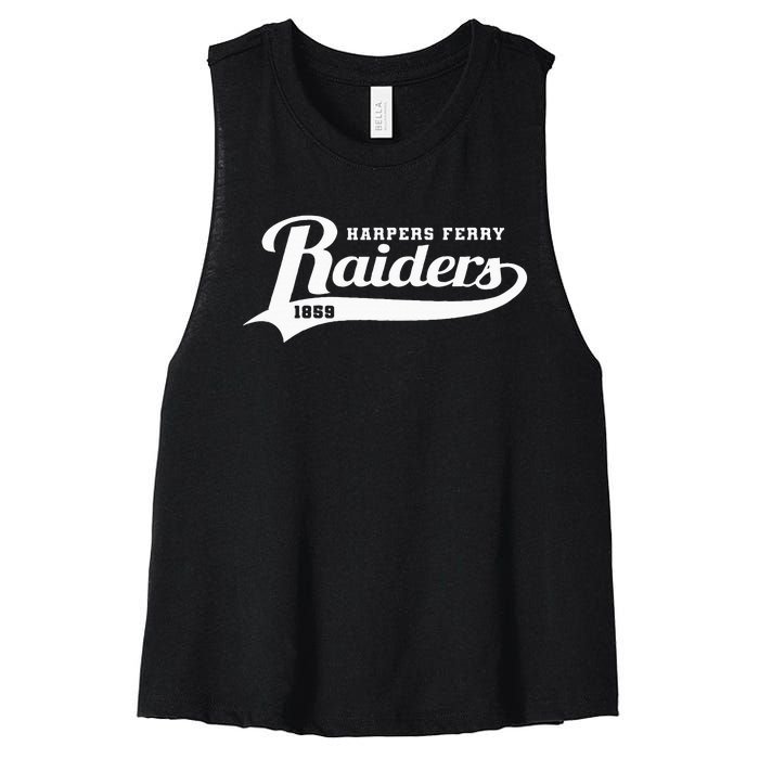 John Brown Raid Harpers Ferry Women's Racerback Cropped Tank