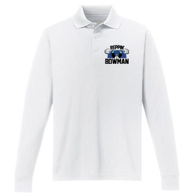 Jamaal Bowman Reppin Bowman Performance Long Sleeve Polo