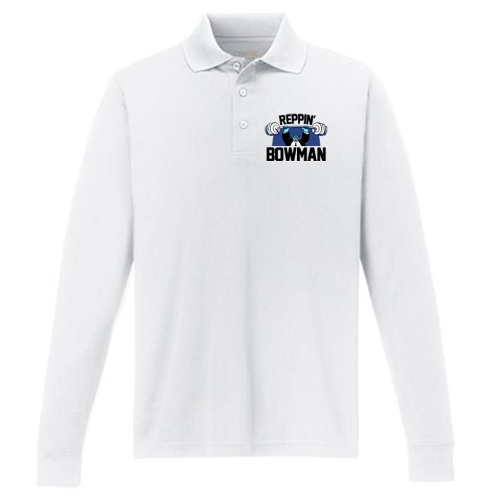 Jamaal Bowman Reppin Bowman Performance Long Sleeve Polo