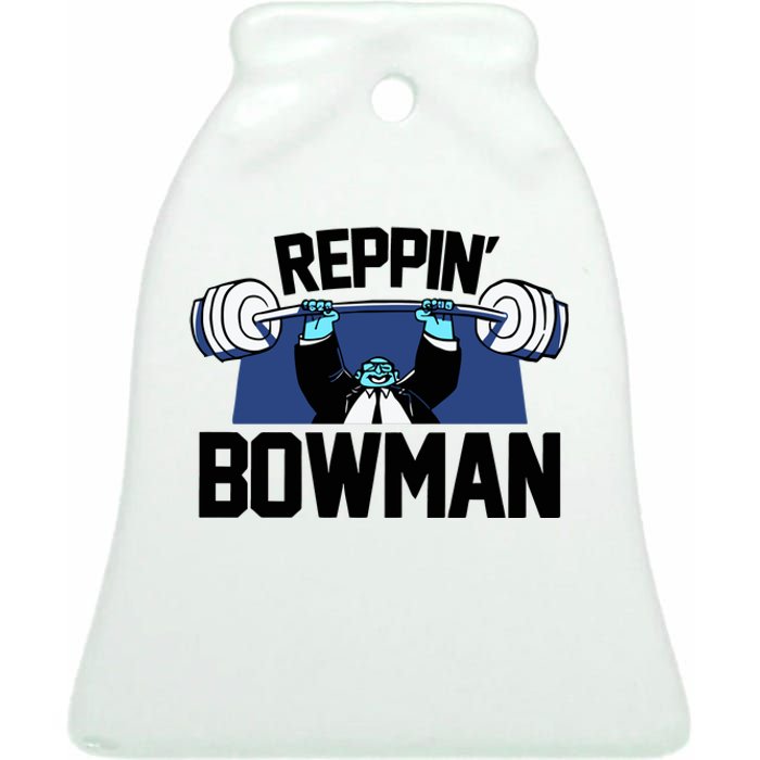 Jamaal Bowman Reppin Bowman Ceramic Bell Ornament