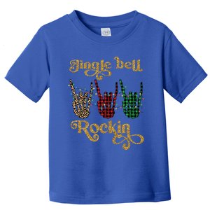 Jingle Bell Rockin Merry Christmas Santa Rock Fan Funny Gift Xmas Gift Toddler T-Shirt