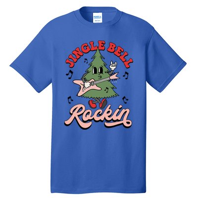 Jingle Bell Rockin Groovy Retro Christmas Xmas Tree Gift Tall T-Shirt