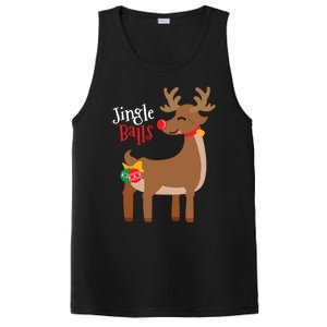 Jingle Balls Reindeer Naughty Friend Christmas Gift Great Gift PosiCharge Competitor Tank