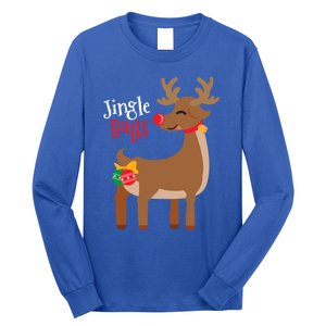 Jingle Balls Reindeer Naughty Friend Christmas Gift Great Gift Long Sleeve Shirt