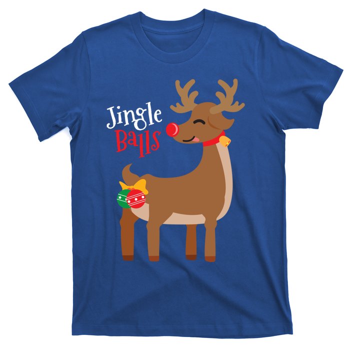 Jingle Balls Reindeer Naughty Friend Christmas Gift Great Gift T-Shirt