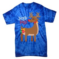 Jingle Balls Reindeer Naughty Friend Christmas Gift Great Gift Tie-Dye T-Shirt