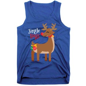 Jingle Balls Reindeer Naughty Friend Christmas Gift Great Gift Tank Top