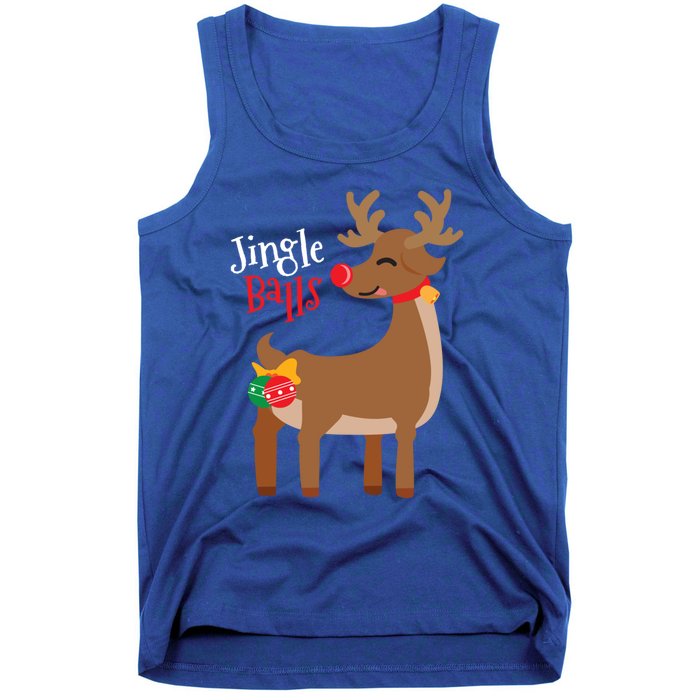 Jingle Balls Reindeer Naughty Friend Christmas Gift Great Gift Tank Top