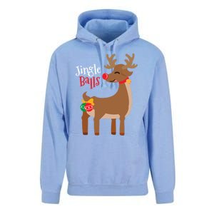 Jingle Balls Reindeer Naughty Friend Christmas Gift Great Gift Unisex Surf Hoodie