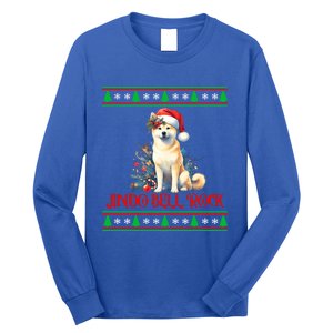 Jindo Bell Rock Cute Xmas Jindo Dog Santa Christmas Puns Cool Gift Long Sleeve Shirt