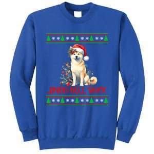 Jindo Bell Rock Cute Xmas Jindo Dog Santa Christmas Puns Cool Gift Sweatshirt