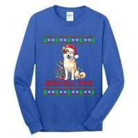 Jindo Bell Rock Cute Xmas Jindo Dog Santa Christmas Puns Cool Gift Tall Long Sleeve T-Shirt