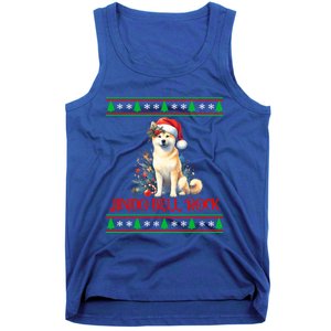 Jindo Bell Rock Cute Xmas Jindo Dog Santa Christmas Puns Cool Gift Tank Top