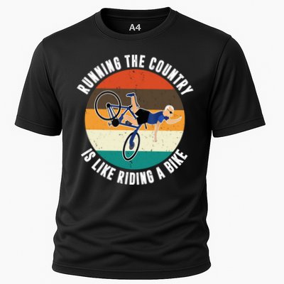 Joe Biden Running The Country Is Like Riding A Bike Performance Shirt