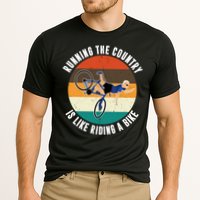 Joe Biden Running The Country Is Like Riding A Bike Cooling Performance Crew T-Shirt