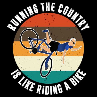 Joe Biden Running The Country Is Like Riding A Bike T-Shirt