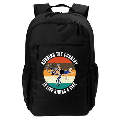 Joe Biden Running The Country Is Like Riding A Bike Backpack