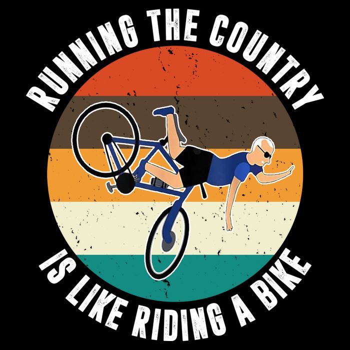Joe Biden Running The Country Is Like Riding A Bike Mesh Reversible Basketball Jersey Tank