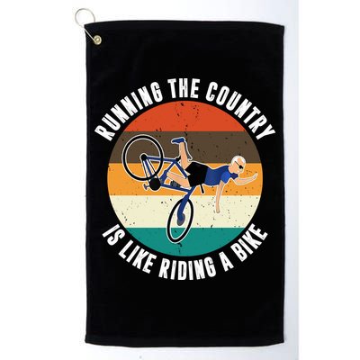 Joe Biden Running The Country Is Like Riding A Bike Golf Towel