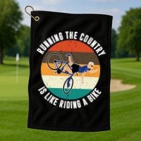 Joe Biden Running The Country Is Like Riding A Bike Golf Towel
