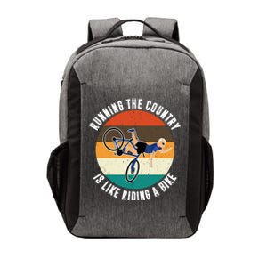 Joe Biden Running The Country Is Like Riding A Bike Vector Backpack