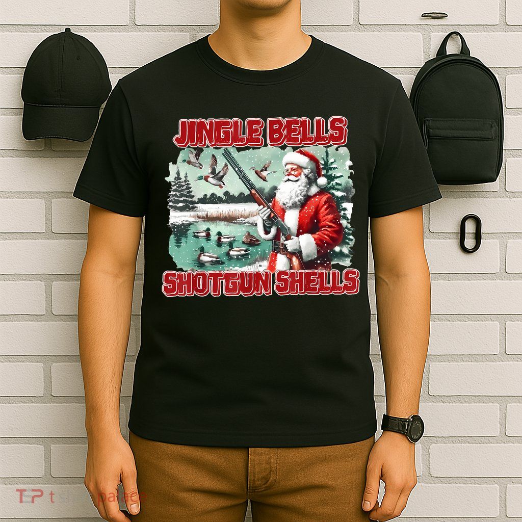 Jingle Bells Shotgun Shells Vintage T-Shirt