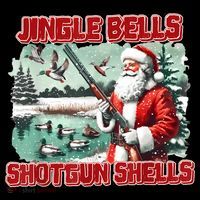 Jingle Bells Shotgun Shells Vintage T-Shirt