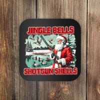 Jingle Bells Shotgun Shells Vintage Coaster