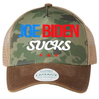 Joe Biden Sucks Funny Anti Joe Biden Legacy Tie Dye Trucker Hat