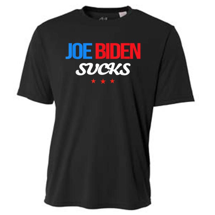 Joe Biden Sucks Funny Anti Joe Biden Cooling Performance Crew T-Shirt