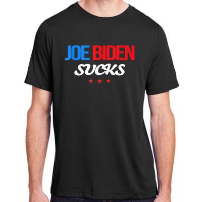 Joe Biden Sucks Funny Anti Joe Biden Adult ChromaSoft Performance T-Shirt