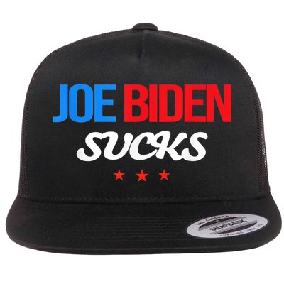 Joe Biden Sucks Funny Anti Joe Biden Flatbill Hat