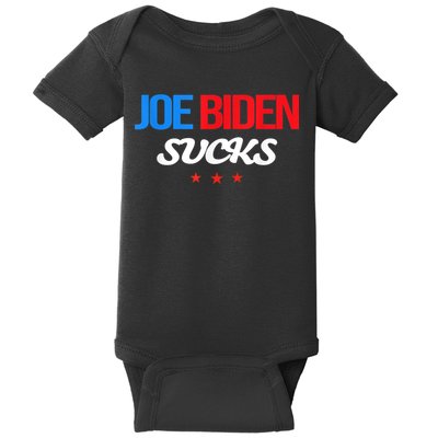 Joe Biden Sucks Funny Anti Joe Biden Baby Bodysuit