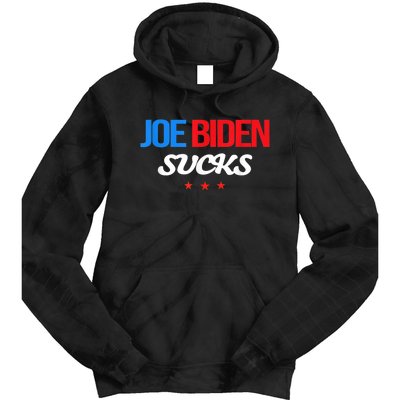 Joe Biden Sucks Funny Anti Joe Biden Tie Dye Hoodie